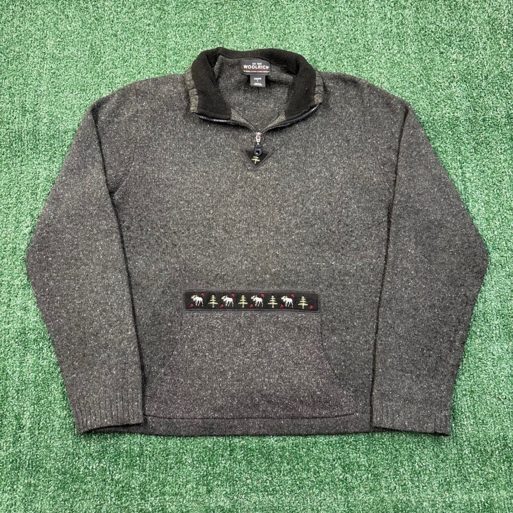 Vintage 2000's Woolrich Quarter Zip Sweater